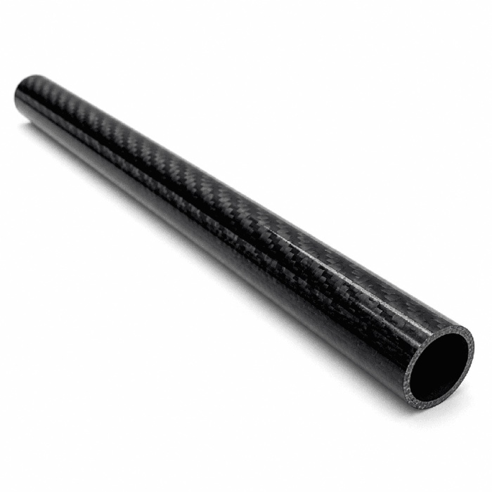 Карбоновая трубка 3K Plain Ø30/27×1000 мм, стенка 1,5 мм - 0